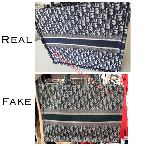 dior tote real vs fake|dior book tote real.